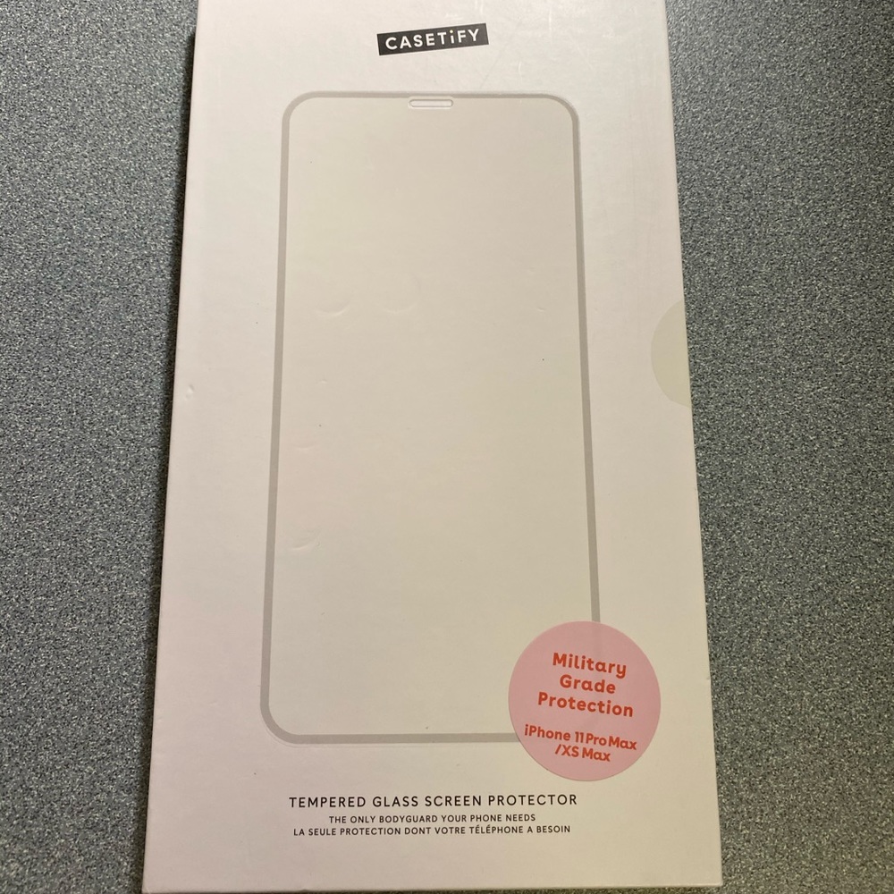Tempered glass screen protector(iPhone 11 Pro Max)